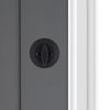 Kwikset Matte Black Single Cylinder Deadbolt 2-3/4 in.