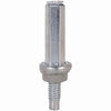 Prime-Line 1/4 in. D X 1.56 in. L Mill Silver Steel Bi-fold Door Pivot 2 pc - Open Box