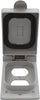 Cantex Rectangle PVC 1 gang 5 in. H X 2-7/8 in. W Box Cover - Deal of The Week