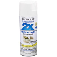 Rust-Oleum Painter's Touch Semi Gloss Ivory Bisque Oil Based Fast Dry Spray Paint 12 oz. (Pack of 6)