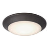 Westinghouse Color Changing Technology 1.25 in. H X 7.5 in. W X 7.5 in. L Frost Black Ceiling Fixtur - Open Box