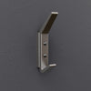 National Hardware Reed Satin Nickel Steel 4-3/4 in. L Hook 25 lb 1 pk