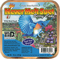 Pine Tree Farms Never Melt Suet Cake
