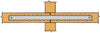 Simpson Strong-Tie 33.81 in. H X 2.06 in. W 14 Ga. Galvanized Steel Strap