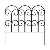 Panacea 18 in. L X 18 in. H Steel Black Scroll Garden Edging