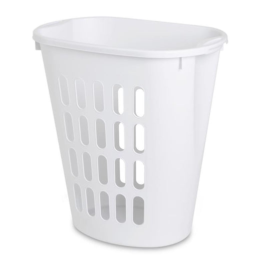 Sterilite 12568006 21" X 14-3/8" X 21-7/8" White Plastic Open Laundry Hamper (Pack of 6)