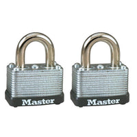 Master Lock 15/16 in. H X 13/16 in. W X 1-1/2 in. L Steel Warded Locking Warded Padlock