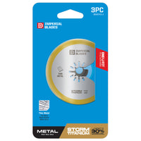 Imperial Blades One Fit 2-3/8 in. L High Speed Steel Segmented Round Oscillating Saw Blade 3 pk