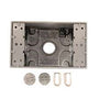 Bell 18.3 cu in Rectangle Aluminum 1 gang Weatherproof Box Gray