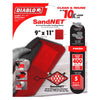 Diablo SandNet 9 in. L X 11 in. W 400 Grit Ceramic Blend All Purpose Sandpaper 5 pk