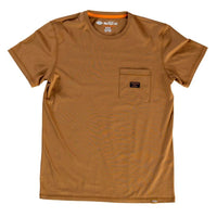 Dickies Traeger L Short Sleeve Brown Tee Shirt