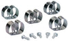 Crawford Zinc-Plated Silver Steel Grip Clip For 5-3/4 3 pk
