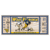 West Virginia University Ticket Runner Rug - 30in. x 72in.