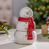 Gerson White/Red Snowman Christmas Scented Wax Candle 8 in. (Pack of 6)
