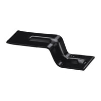 National Hardware 6-5/16 in. L Gloss Black Hot Rolled Steel Open Bar Holder 1 pk