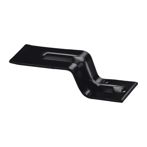 National Hardware 6-5/16 in. L Gloss Black Hot Rolled Steel Open Bar Holder 1 pk