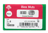 Hillman 1 in. Zinc-Plated Steel USS Hex Nut 10 pk