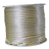 Lehigh Group G1024S0500S 3/8" X 500' White Nylon Wellington Solid Braid Rope (Pack of 500)