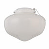 Westinghouse Semi-Gloss White Schoolhouse Ceiling Fan Light Kit