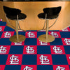 MLB - St. Louis Cardinals Team Carpet Tiles - 45 Sq Ft.