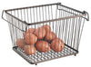 iDesign York Lyra 12.3 in. L X 10.7 in. W X 8.5 in. H Brown Wire Basket