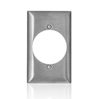 Leviton C-Series Stainless Steel 1 gang Metal Single Outlet Wall Plate 1 pk - Deal of The Week
