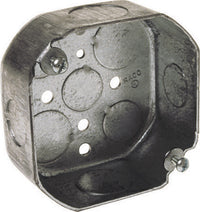 Raco 15-1/2 cu in Octagon Steel 1 gang Junction Box Gray