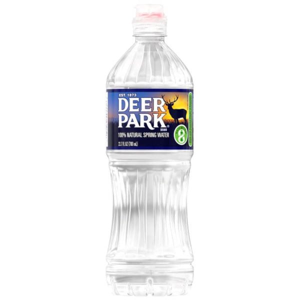 Agua de manantial Deer Park, 700 ml, paquete de 1 (paquete de 24)