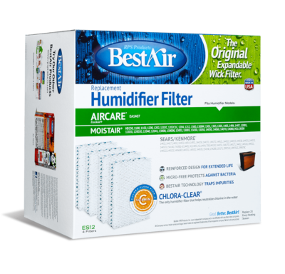 Filtro humidificador BestAir, paquete de 4