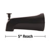 Danco Matte Black Tub Spout