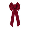 Holiday Trims Christmas Bow Bow Burgundy Velvet 10 inch 1 pk (Pack of 12)