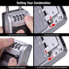 Master Lock 5.2 in. H X 3.4 in. W X 5.2 in. L Metal 4-Digit Combination Lock Box