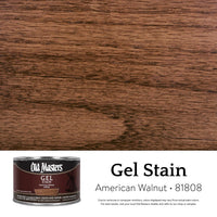 Old Masters Semi-Transparent American Walnut Oil-Based Gel Stain 1 pt. (Pack of 4)