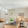 Globe Electric Ultra Slim Energy Star Frost White 6 in. W Metal LED Canless Recessed Downlight 12 W