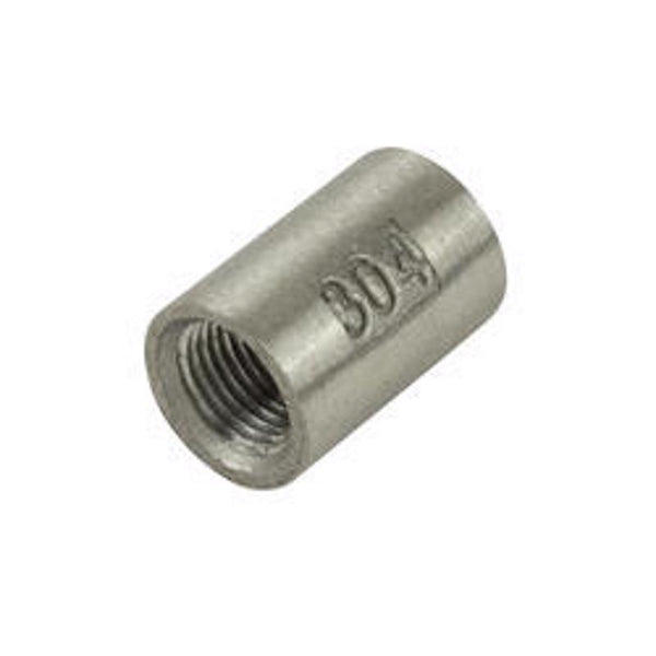 B&K Proline Acople de acero inoxidable FIP de 1/4 pulg. X FIP D de 1/4 pulg.