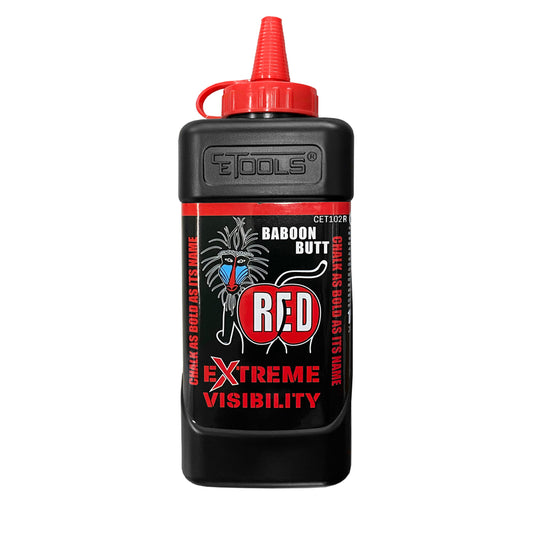CE Tools 10 oz. Semi-Permanent Extreme Visibility Chalk Powder Red 1 pk