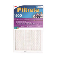 Filtrete 12 in. W X 20 in. H X 1 in. 1500 MPR Pleated Ultra Allergen Filter 1 pk (Pack of 4)