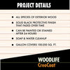 Woodlife CreoCoat Black Water-Based Wood Preservative 1 gal. (Pack of 4)