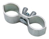National Hardware Zinc-Plated Silver Steel Gate Pipe Clamp 0.38 L in.