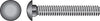 Hillman 1/2 in. X 8 in. L Zinc-Plated Steel Carriage Bolt 25 pk