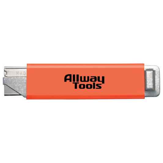 Allway Neon Flat Metal Blade K-Series Easy Kutter Box Cutter with 1-Edge Razor Blade (Pack of 10)