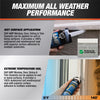 DAP AMP Crystal Clear Polymer Advanced Hybrid Caulk Sealant 9 oz (Pack of 12)