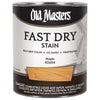 Old Masters Professional Semi-Transparent Maple Oil-Based Alkyd Fast Dry Wood Stain 1 qt (Pack of 4)