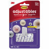 3M Command adjustables Small Brushed Clear Plastic 1.03 in. L Hook 0.5 lb 14 pk
