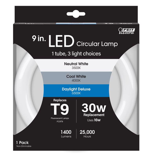 Feit T9 4-Pin LED Tube Light Color Changing 30 Watt Equivalence 1 pk - Deal of The Week