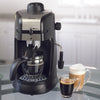 Capresso 4 cups Black/Silver Cappuccino/Espresso Maker