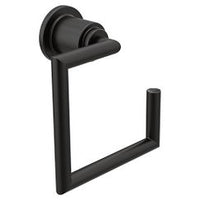 MATTE BLACK TOWEL RING