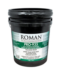 Roman PRO-935 R-35 Clear Flat Water-Based Acrylic Wallcovering Primer 5 gal - Deal of The Week