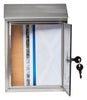 Gibraltar Mailboxes Ashley Contemporary Stainless Steel Wall Mount Silver Mailbox