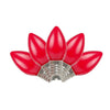 Celebrations Incandescent C7 Red 4 ct Replacement Christmas Light Bulbs 0.08 ft.